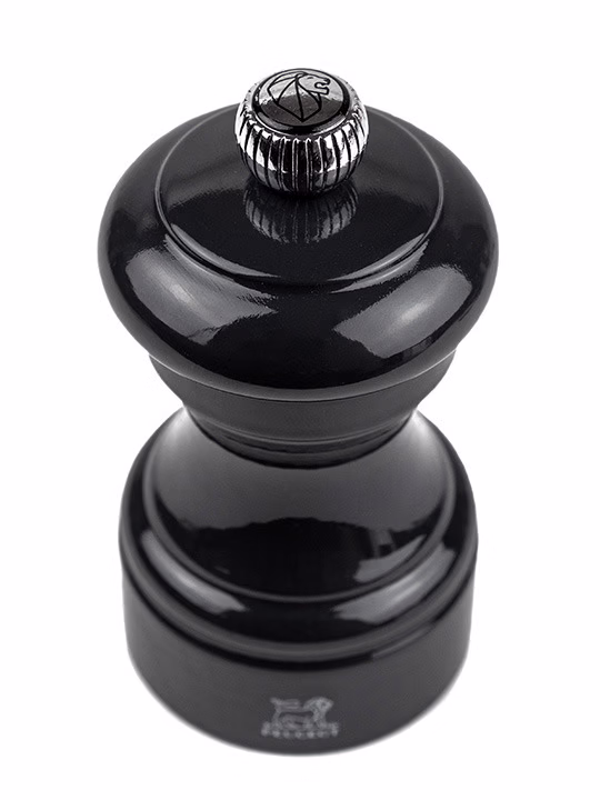 MLIN ZA BIBER - BISTRO 10cm - Manual Pepper Mill in Lacquered Wood, Black, 10 cm - Slika 3