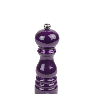 MLIN ZA BIBER   -   u'Select Manual Wooden Pepper Mill in Eggplant Gloss, 18cm