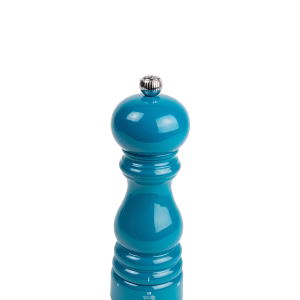 MLIN ZA BIBER  -  u'Select Manual Wooden Pepper Mill in Pacific Blue Gloss, 18cm