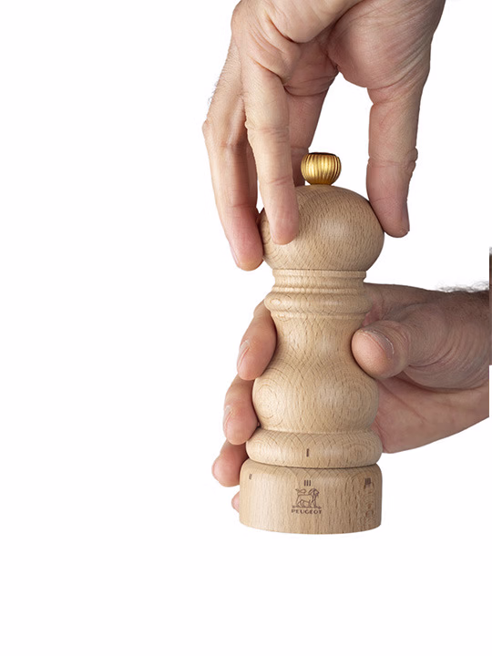 MLIN ZA SO-PARIS 15cm - Manual Wooden Salt Mill - u'Select - Natural - 15 cm - Slika 2