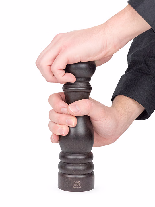 MLIN ZA BIBER - Manual pepper mill, chocolate finish, beech wood, 22 cm - Slika 2
