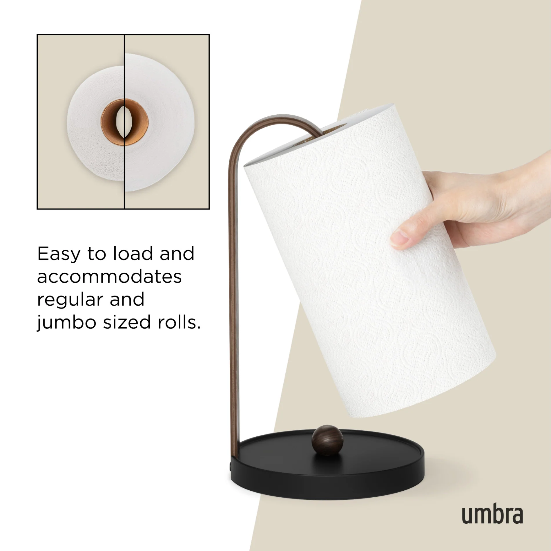 DRŽAČ ZA UBRUS - Bellwood Paper Towel Holder - Slika 5