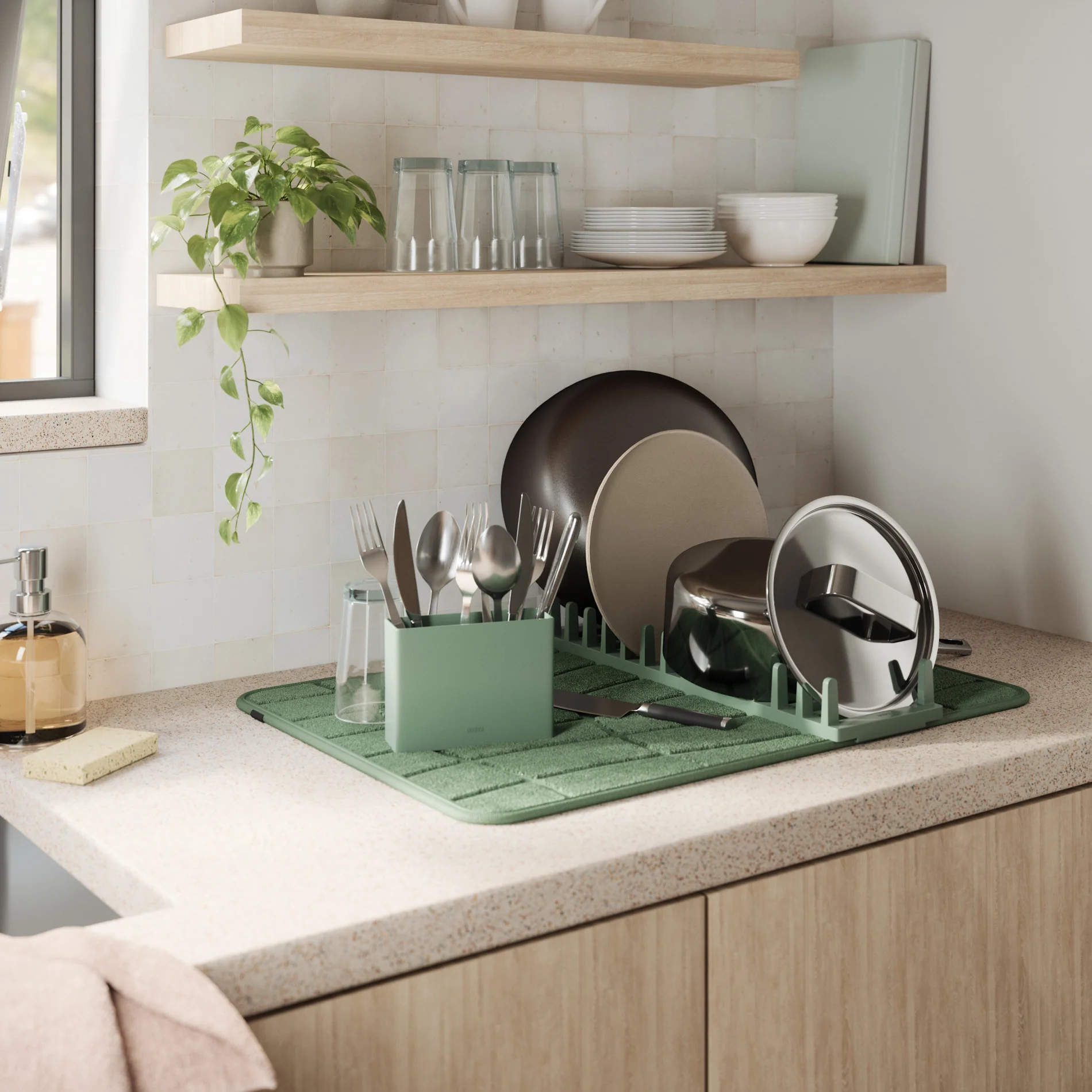 OCEĐIVAČ ZA SUDOVE - UDRY ULTRA DRYING RACK WITH MAT - Slika 4