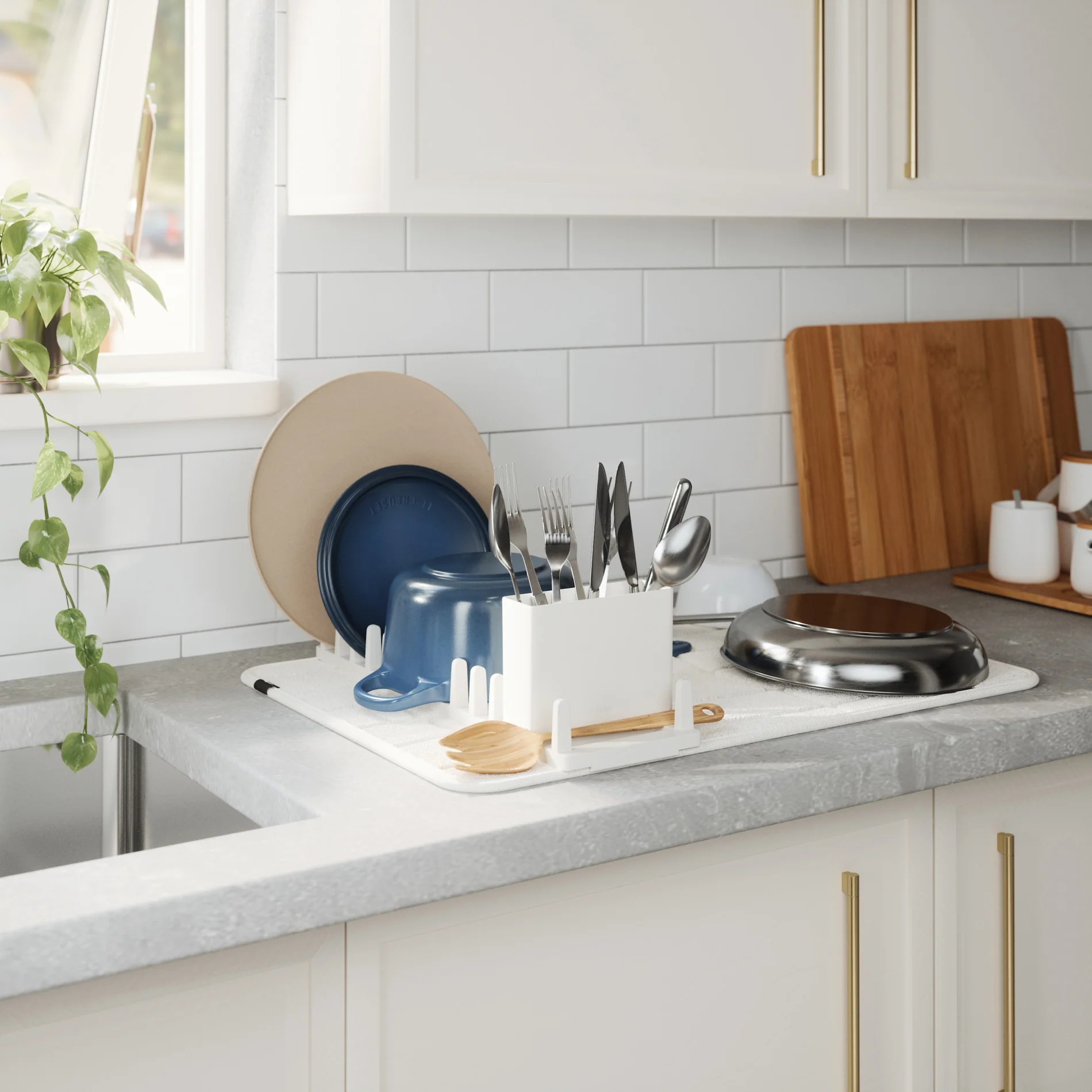 OCEĐIVAČ ZA SUDOVE - UDRY ULTRA DRYING RACK WITH MAT - Slika 2