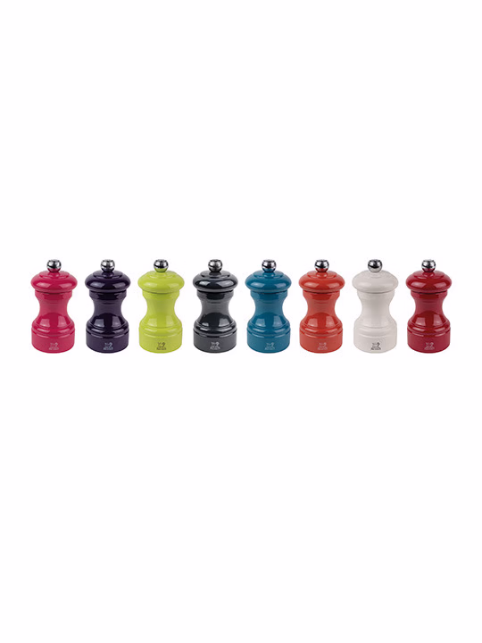 MLIN ZA BIBER - Manual Pepper Mill in Aubergine Gloss Painted Wood, 10 cm - Slika 7