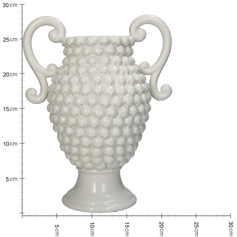 VAZA ZA CVEĆE - Vase Classic White 22x15x28cm - Slika 2