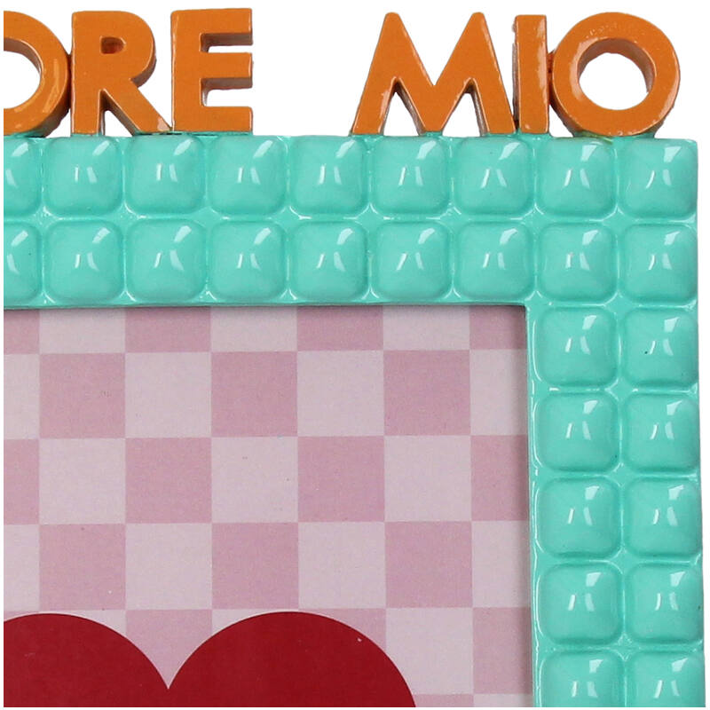 RAM ZA SLIKE - Photo Frame Amore Mio Polyresin Turquoise 13x18cm - Slika 2