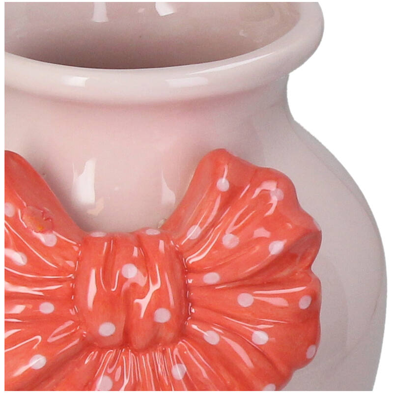 VAZA ZA CVEĆE - Vase Bow Dolomite Pink 16.3x15x25.3cm - Slika 2
