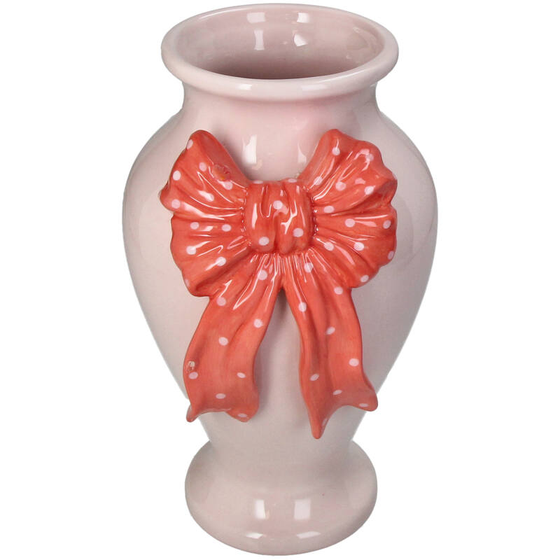 VAZA ZA CVEĆE - Vase Bow Dolomite Pink 16.3x15x25.3cm