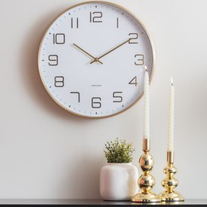 SAT ZIDNI   -  Wall Clock Elegance Glow