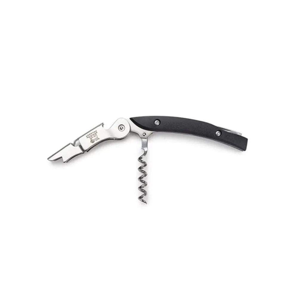 OTVARAČ ZA VINO - Malbec Sommelier double lever corkscrew, black, 13cm - Slika 4