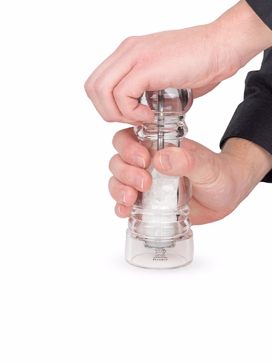 MLIN ZA SO 18cm - Nancy Manual Salt Mill in Acrylic, 18cm
